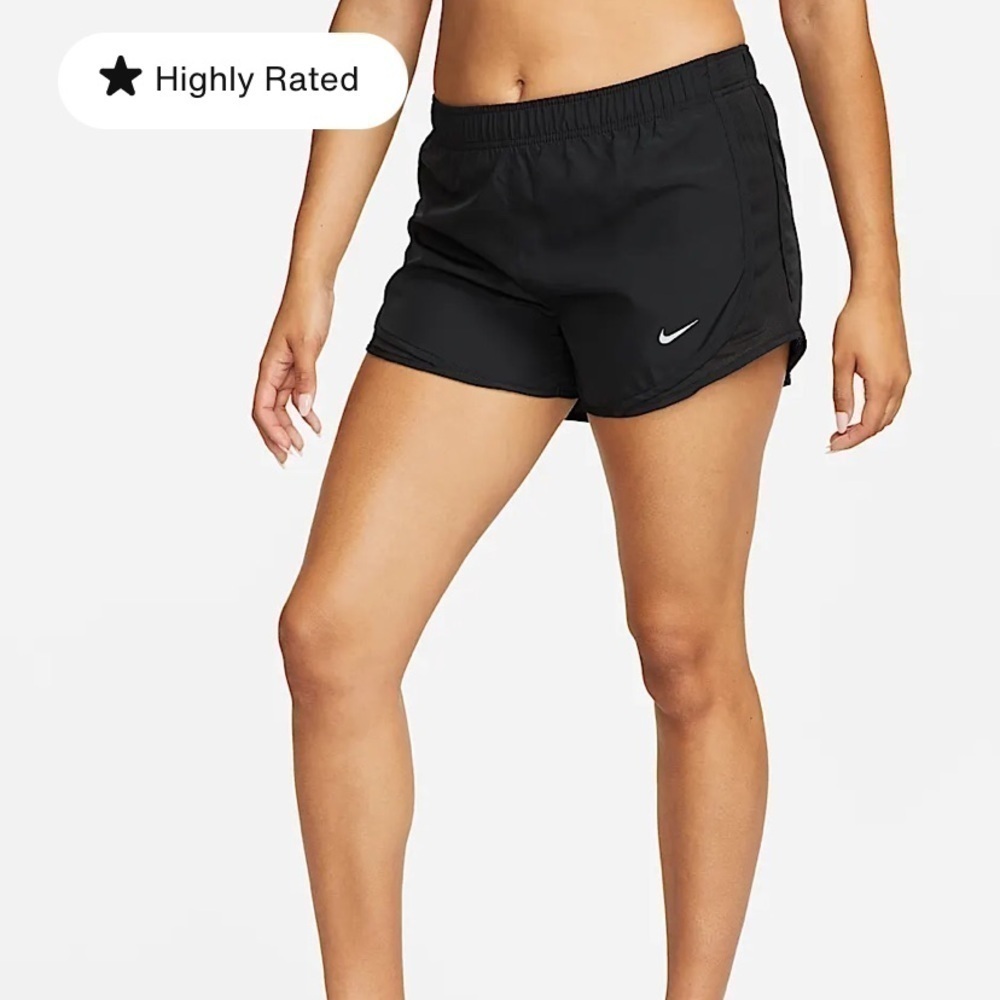 Nike Black Brief-Lined Running Shorts - Picture 1 of 5
